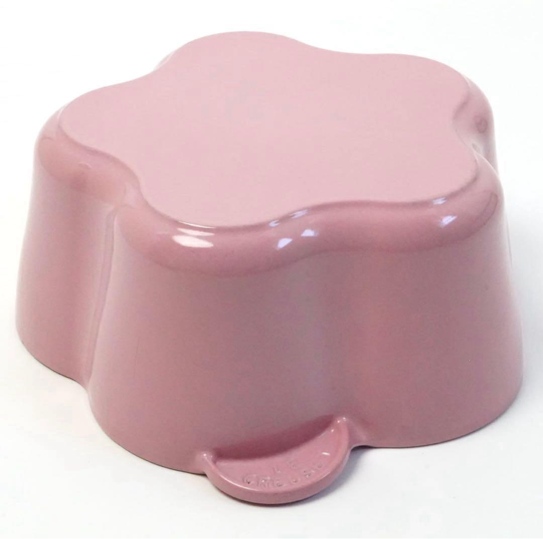 【美品】LE CREUSET　ココット フルール フレンチローズ　20cm