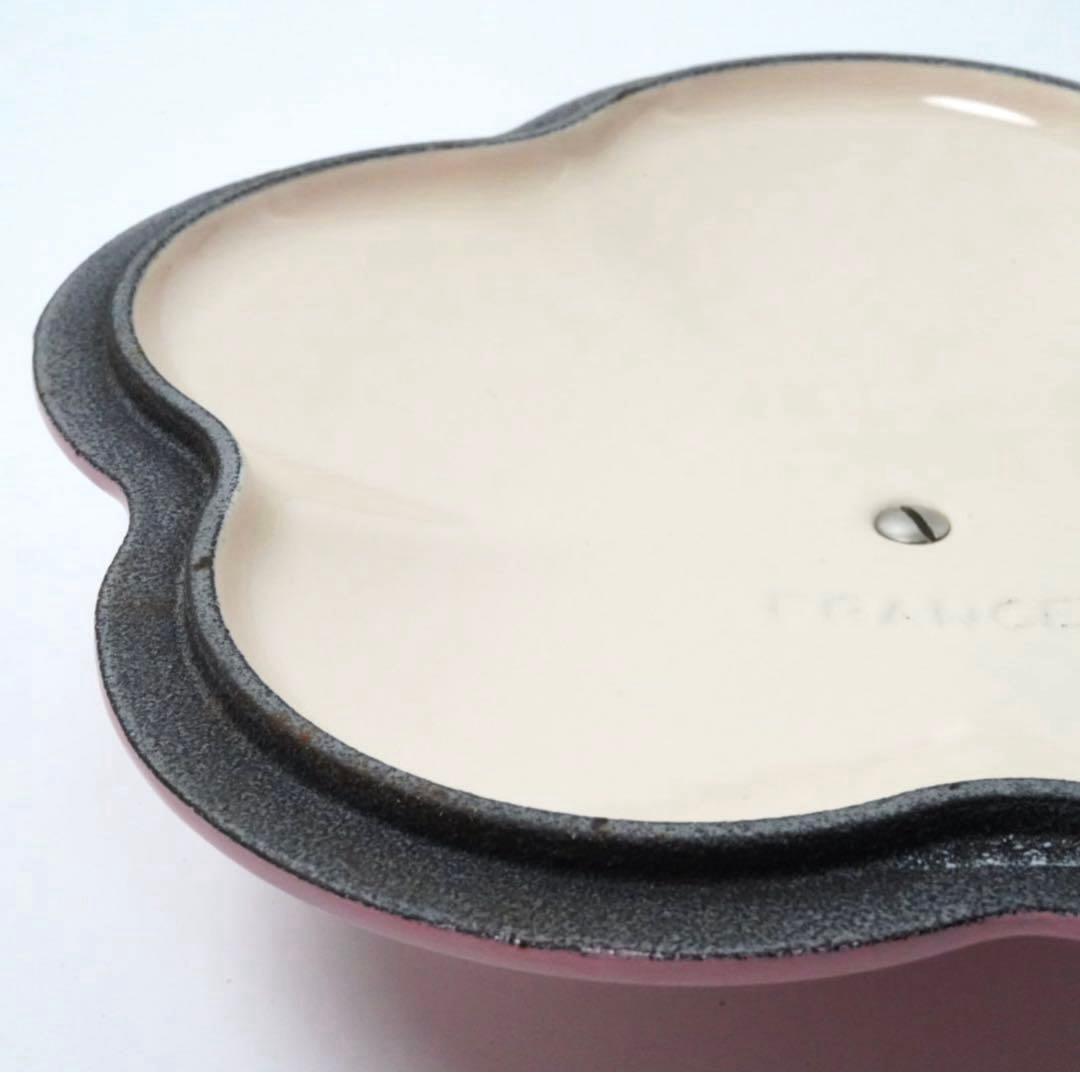 【美品】LE CREUSET　ココット フルール フレンチローズ　20cm