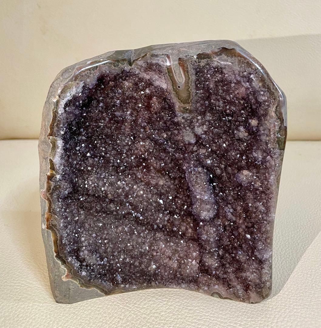 アメジスト クリスタルドーム 水晶 浄化 幸運 お守 魔除 風水晶 約1.7キロ