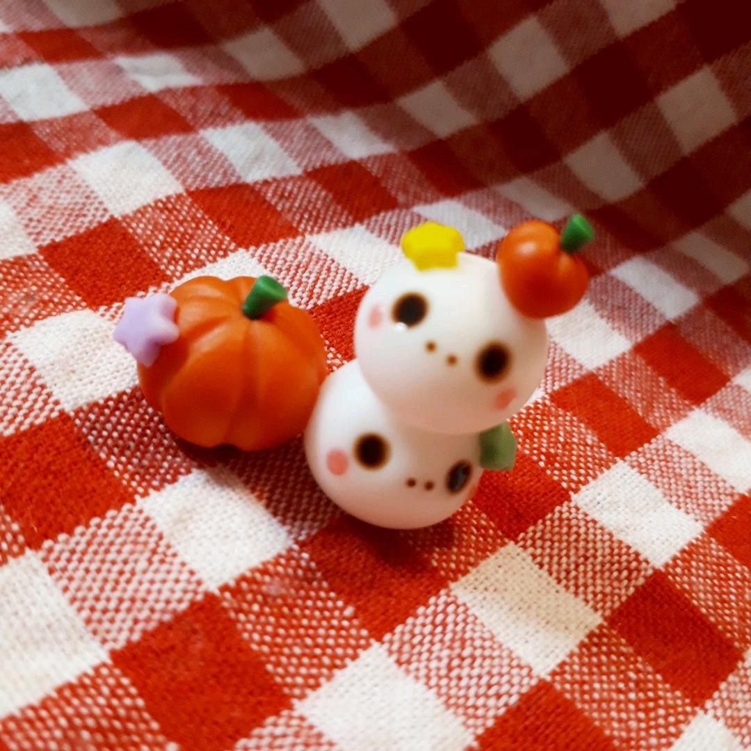 ハロウィン☆カボチャ&仲良しドクロ