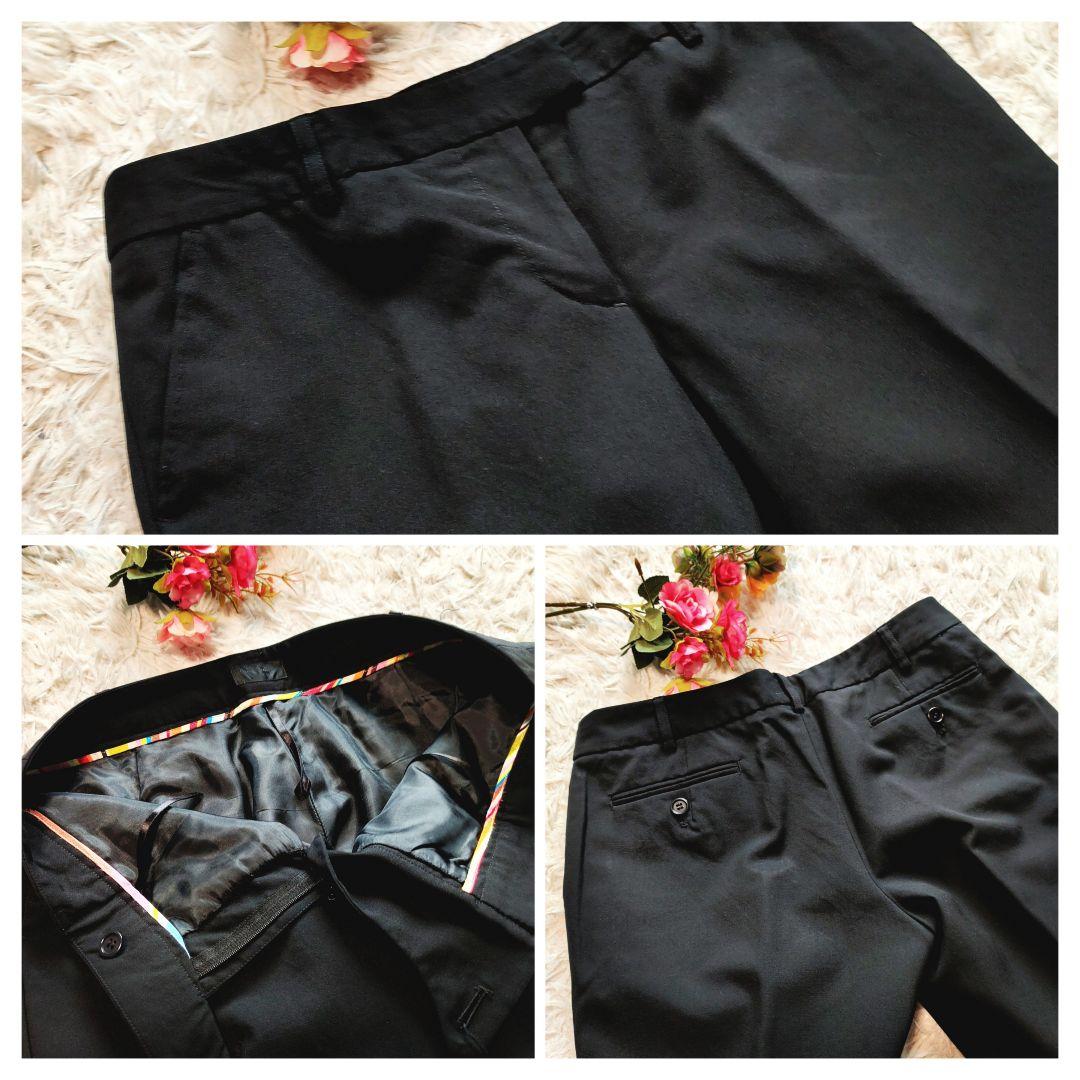 ポールスミス セットアップ スーツ ワイドパンツ ウール マルチカラー XL相当