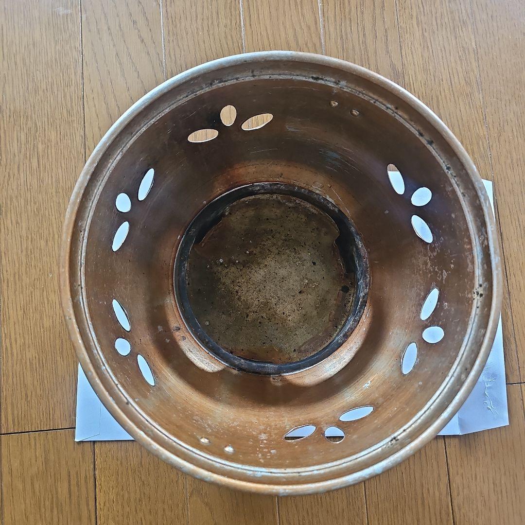 銅製 七輪 炭火焼き用