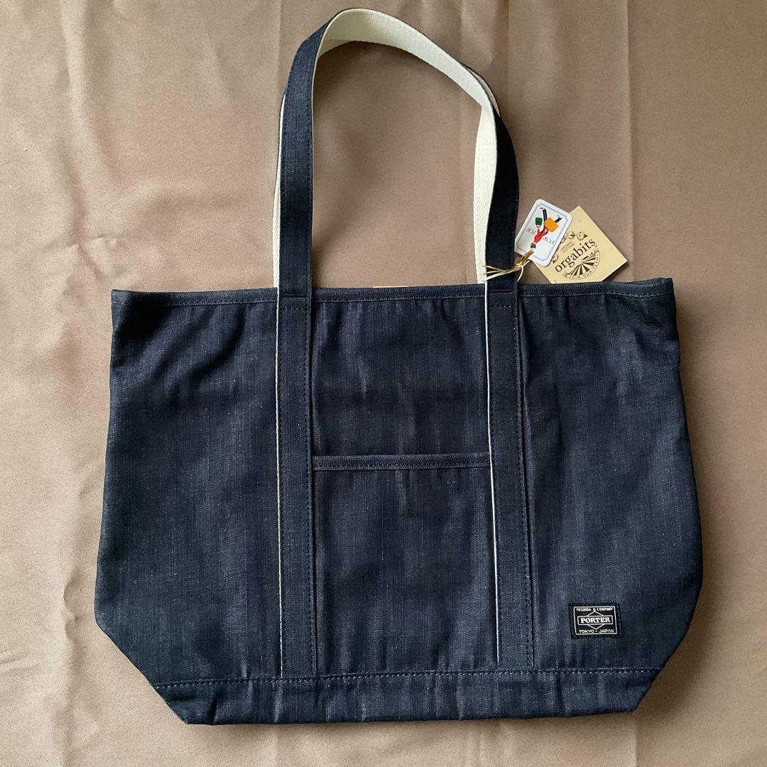 「新品／未使用」PORTER x orgabits デニムトートバッグ