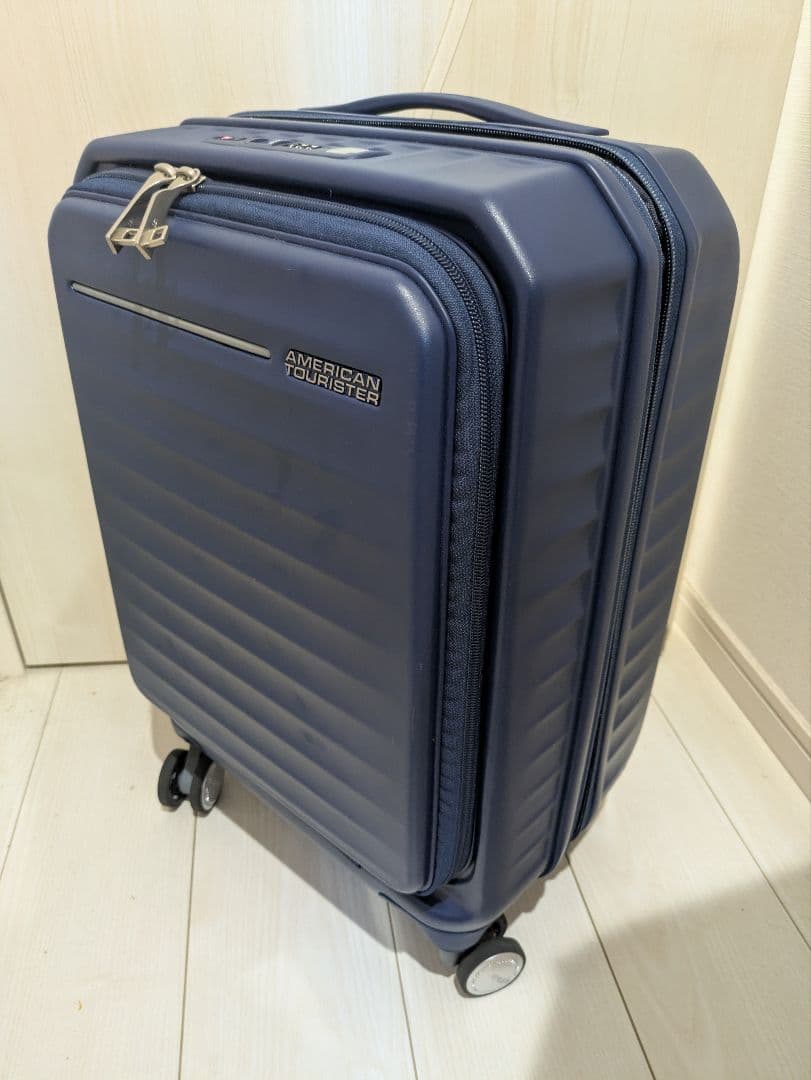 最終価格 AMERICAN TOURISTER ネイビー FRONTEC