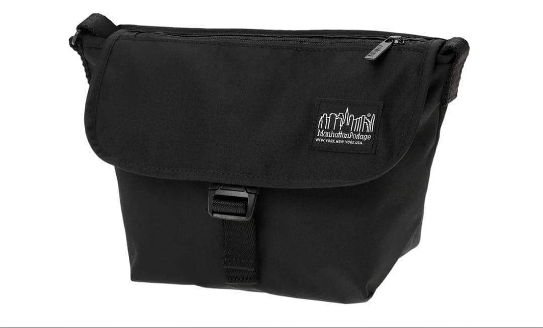 【美中古】マンハッタンポーテージブラックレーベルスタンダードメッセンジャーバッグ