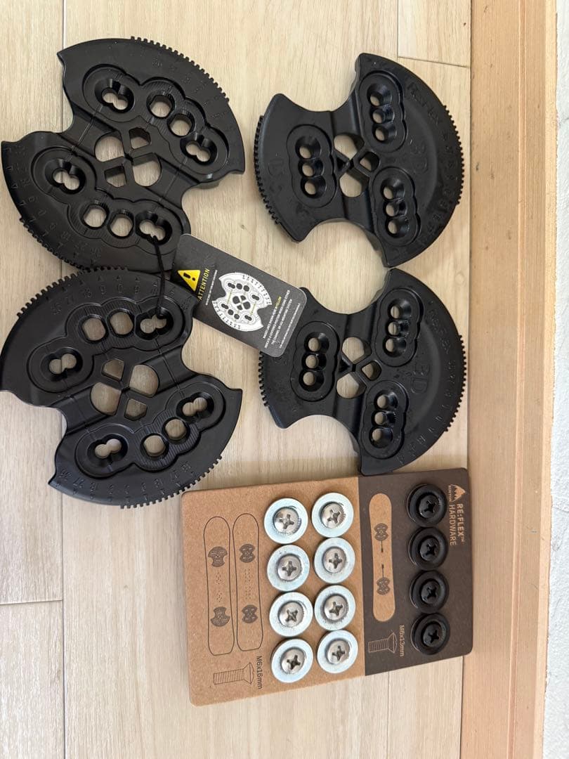 Burton Smalls Lサイズスノーボードビンディング ブラック/ホワイト