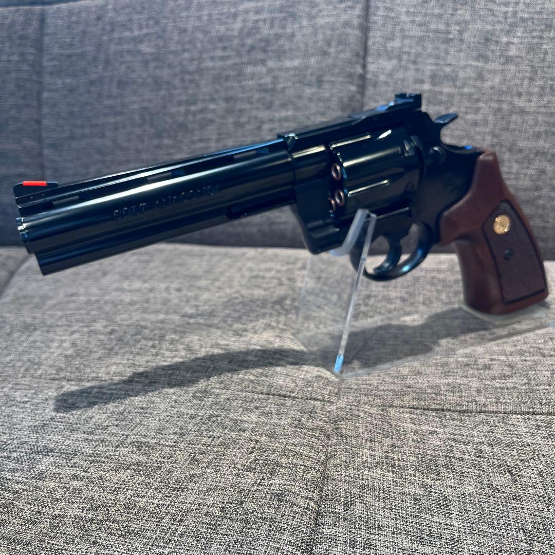 マルシン アナコンダ 6インチ WディープブラックABS 木製グリップ