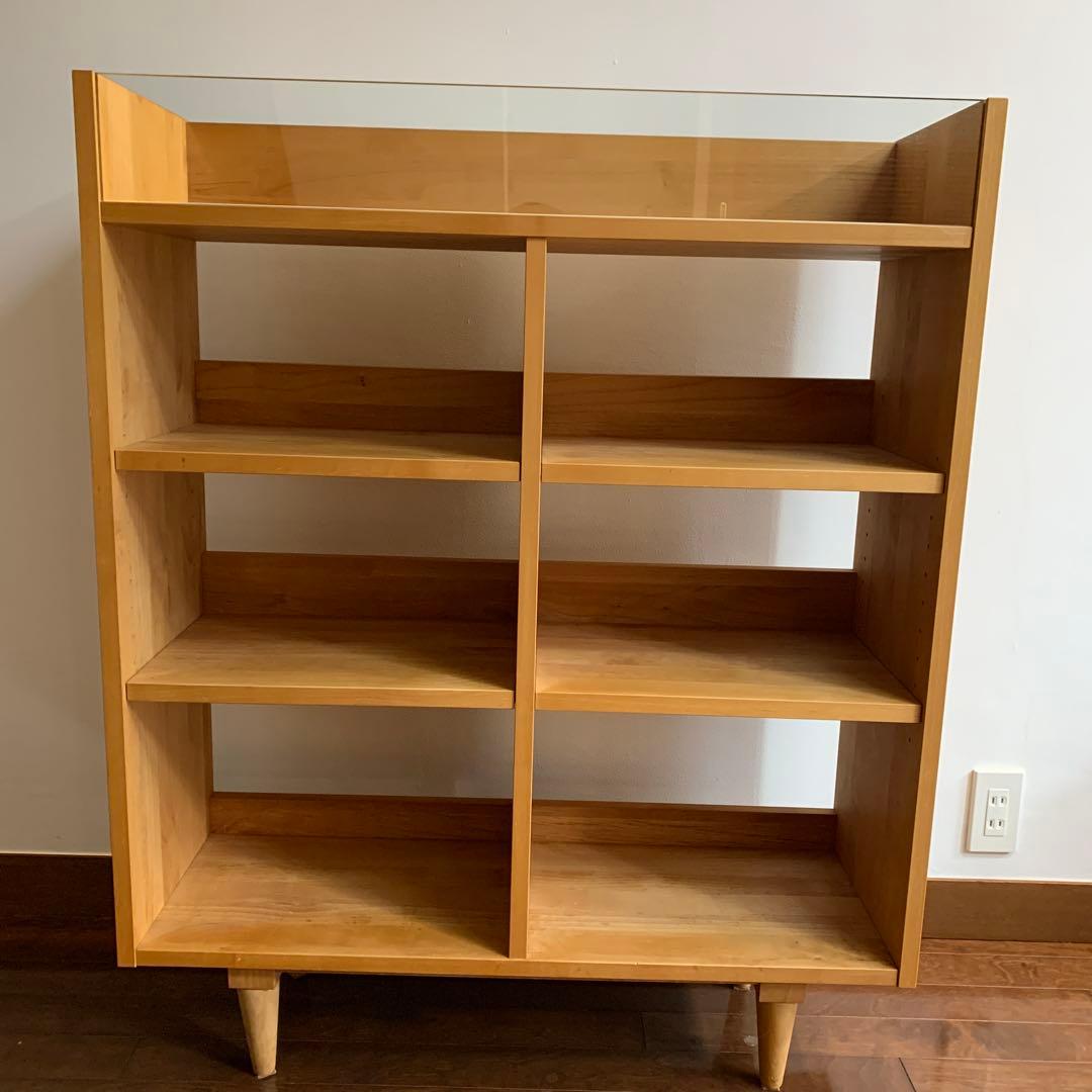 モモナチュラル COMO SHELF M 本棚　棚　美品