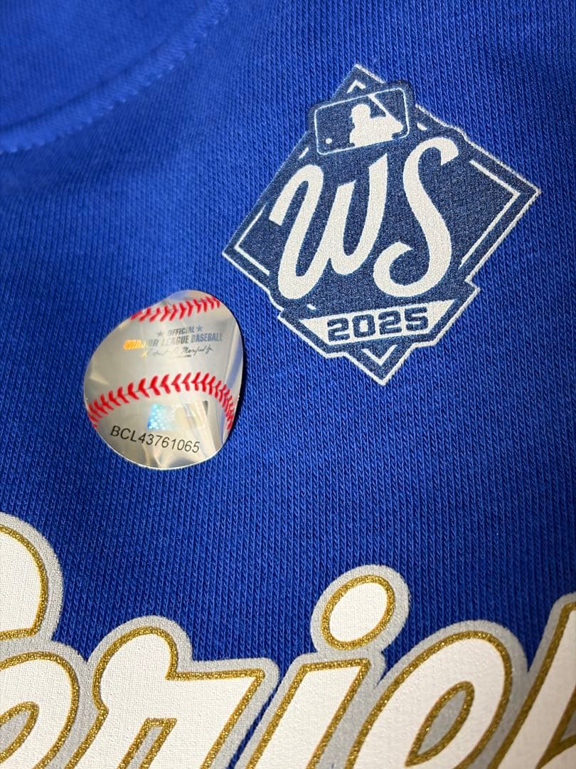 100%正規品レディースL（メンズS相当）ドジャース大谷翔平選手着用2025WS