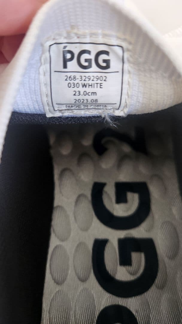 PGG スパイクレスゴルフシューズ レディース ホワイトパーリーゲイツ