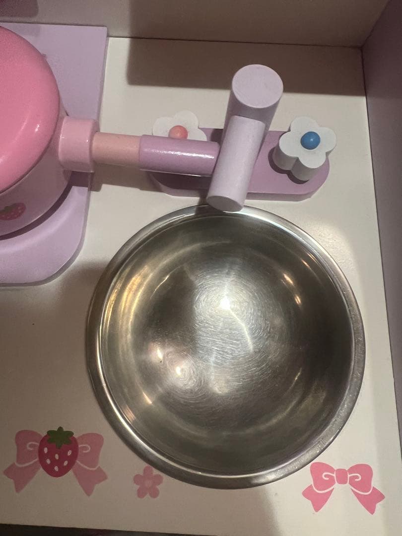 マザーガーデン　希少　リボンベル　キッチン　おままごと　野いちご　DXキッチン