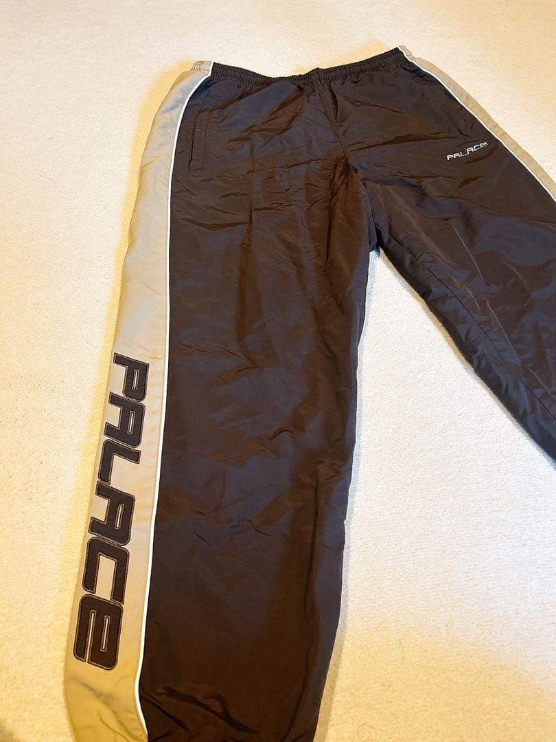 【PALACE】　PIPED JOGGER BROWN 美品