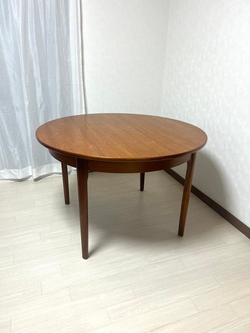 イギリス　ラウンドエクステンションテーブル