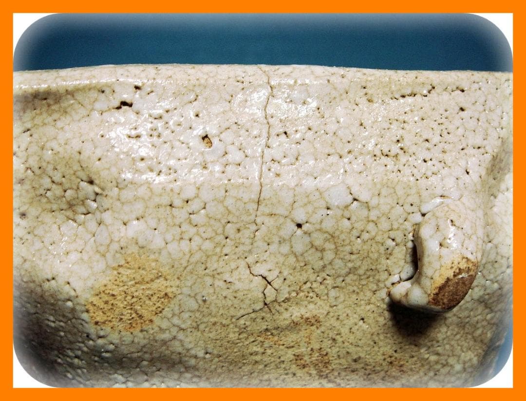 798『志野 草鳥 額皿』　/骨董品 古美術 古道具 アンティーク