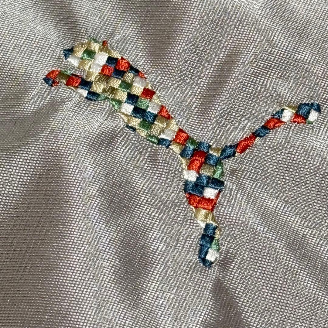 【タグ付き XL】プーマ スカジャケット スカジャン シルバー ジャージ y2k