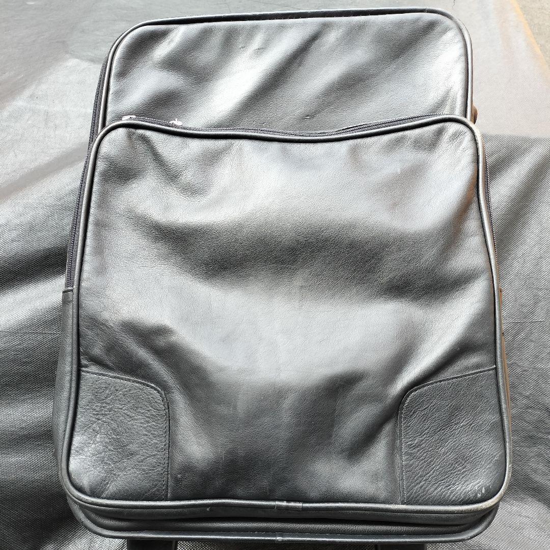 希少 LOEWE ロエベ アナグラム キャリーケース オールレザー ブラック