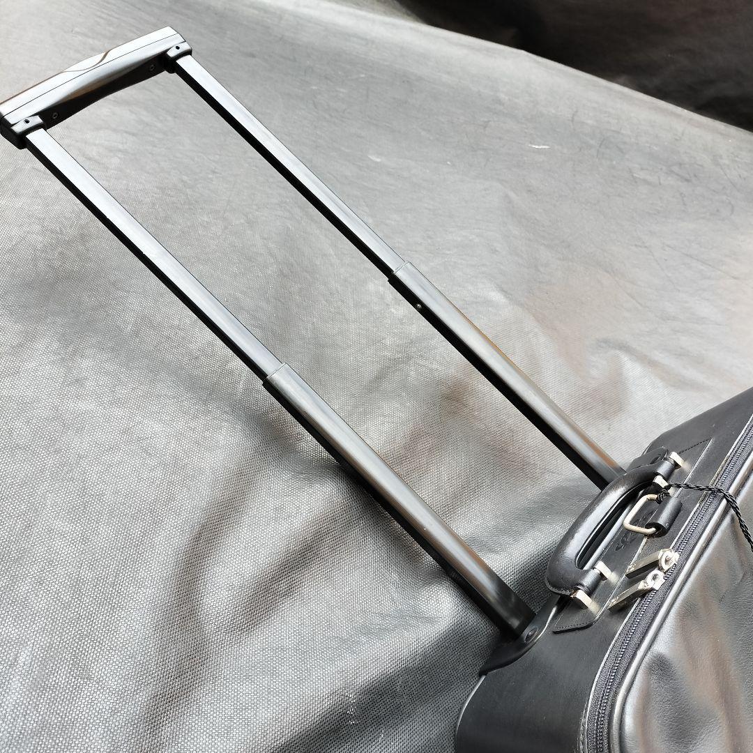 希少 LOEWE ロエベ アナグラム キャリーケース オールレザー ブラック