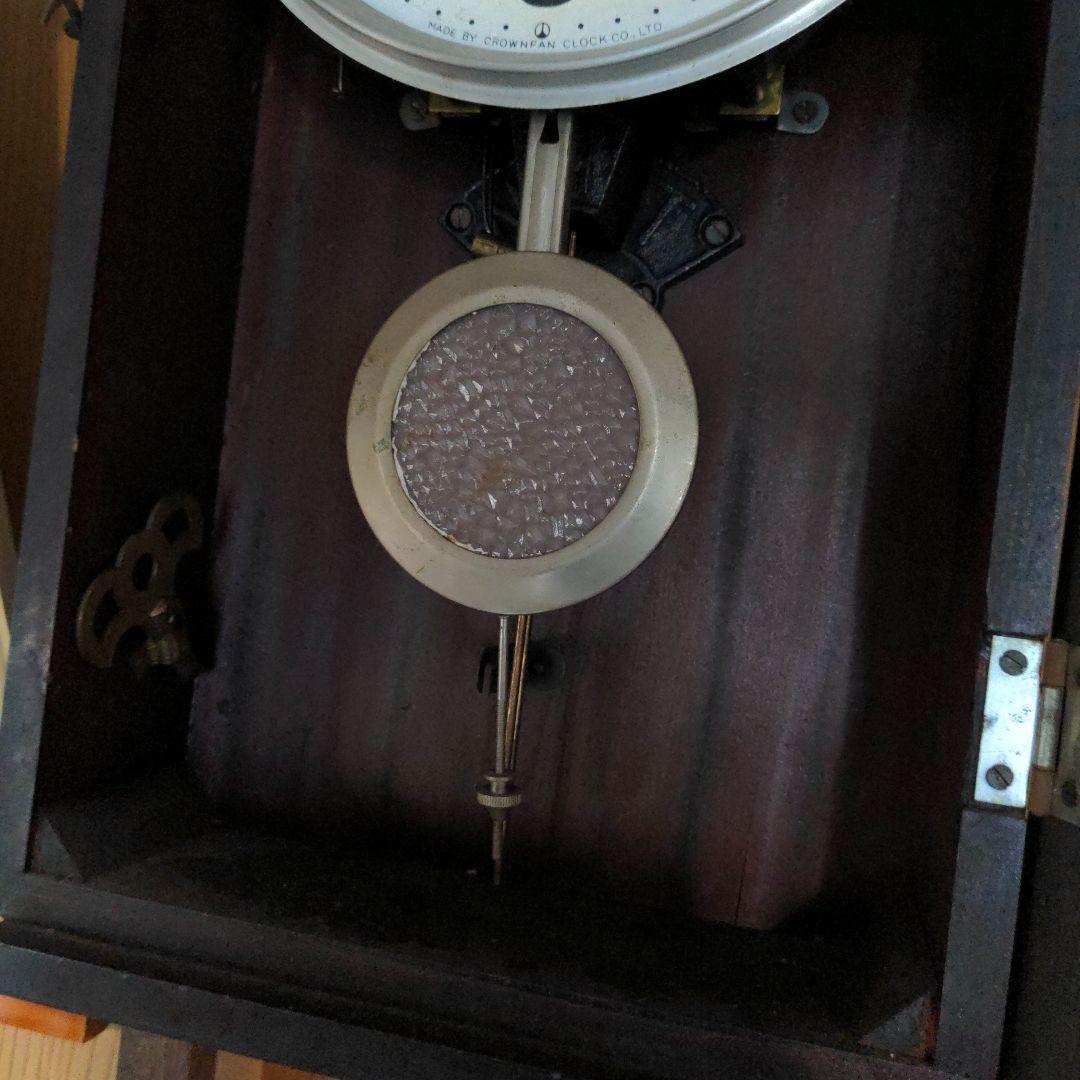 昔懐かしいVintage　柱時計　CROWNFAN (⁠✿⁠^⁠‿⁠^⁠)