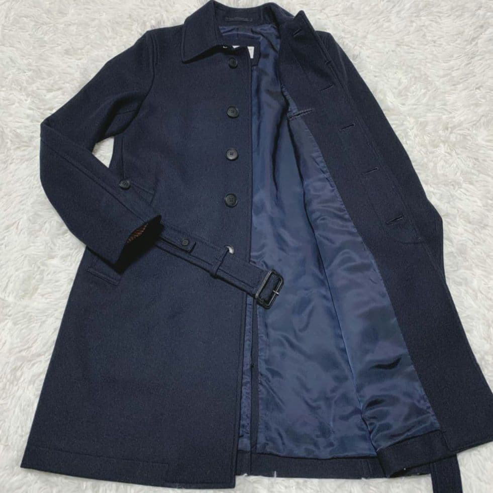 【美品】トゥモローランド ピルグリム ウール ステンカラーコート ベルト