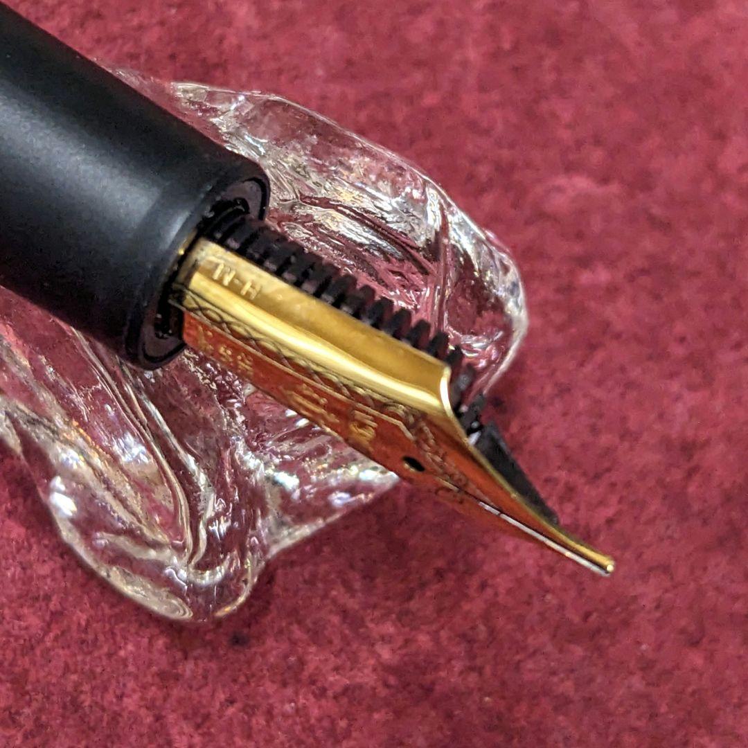 稀少マット梨地 SAILOR プロフィット21万年筆 黒/ゴールド 21K