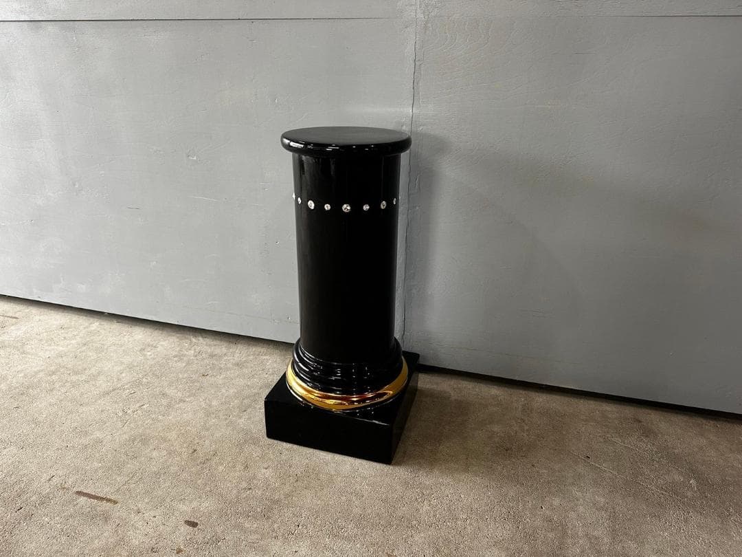 美品『AHURA』アウラ 台座 花台 飾り台 オブジェ スワロフスキー