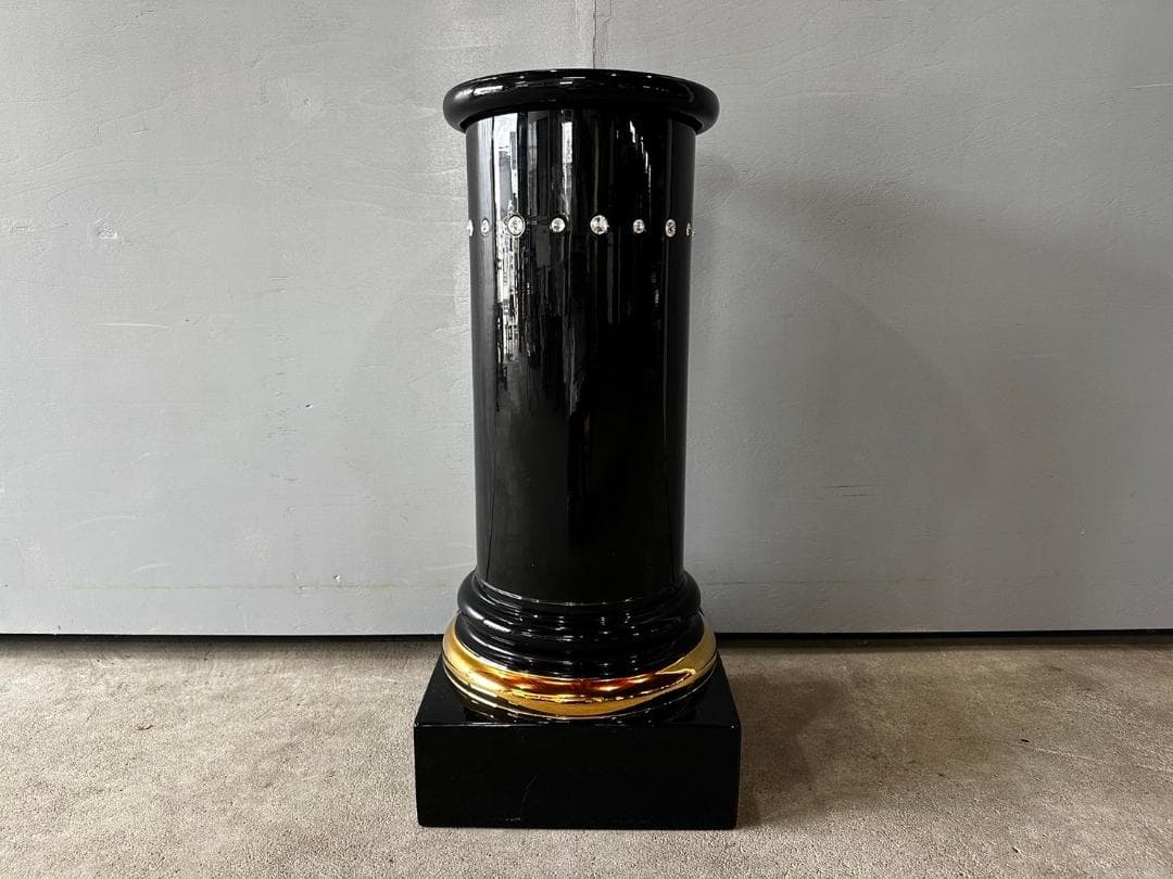 美品『AHURA』アウラ 台座 花台 飾り台 オブジェ スワロフスキー