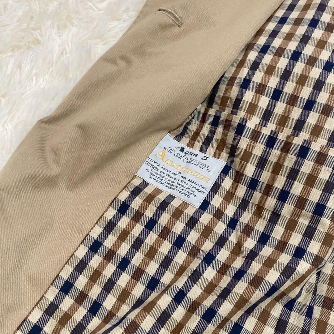 Aquasciam トレンチコート ベージュ オフィス キレイめ オシャレ