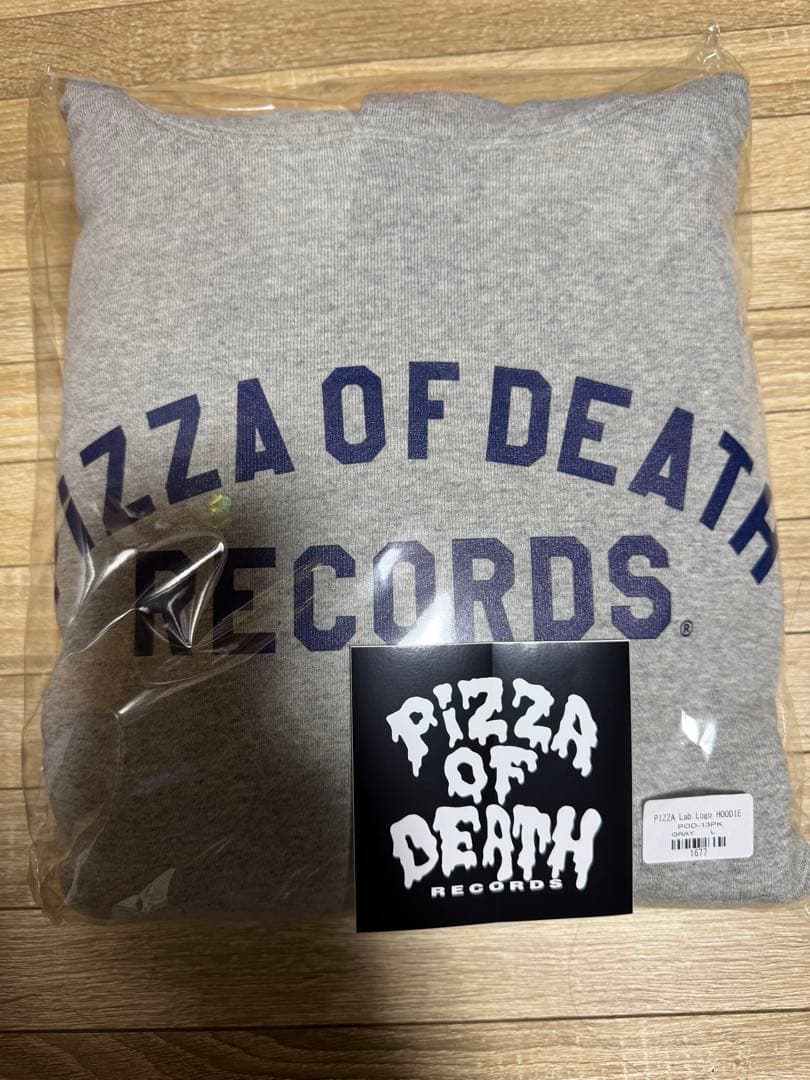 『新品』PIZZA Lab Logo HOODIE パーカー フーディ L