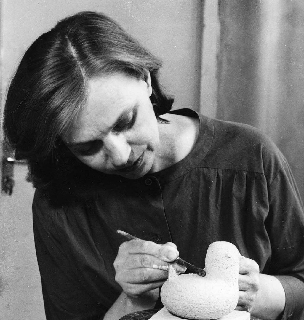 ロールストランド シルヴィア・レウショヴィウス 陶板 小皿