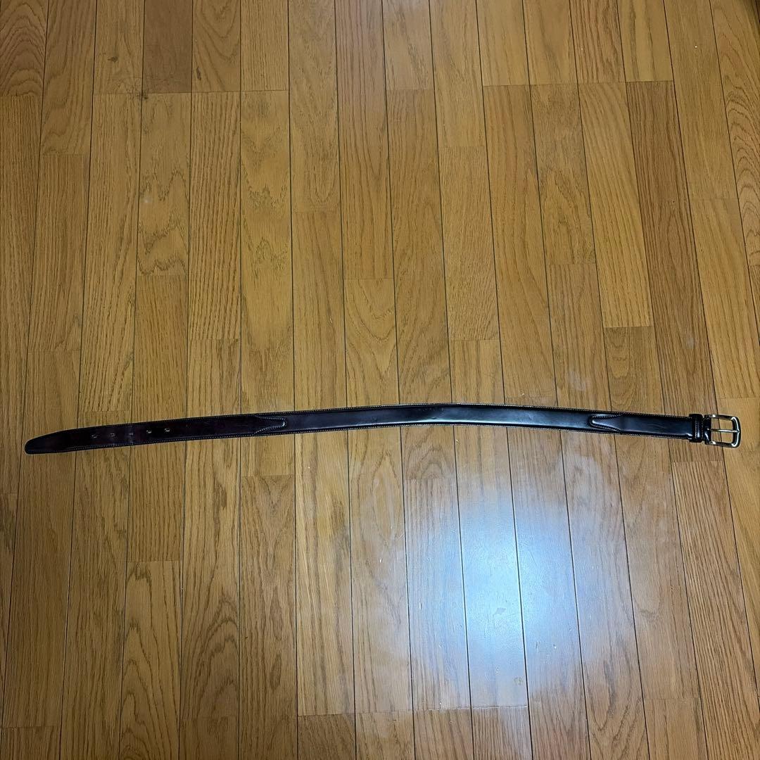 【値下げ】セパージュ ベルト　ホーウィンシェルコードバン　ダークブラウン