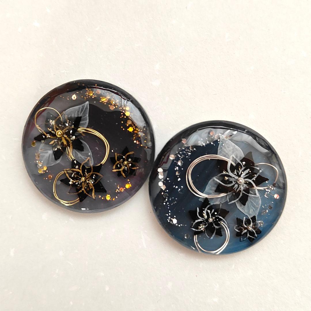 【958】ハンドメイド　レジン　ヘアゴム　ポニーフック