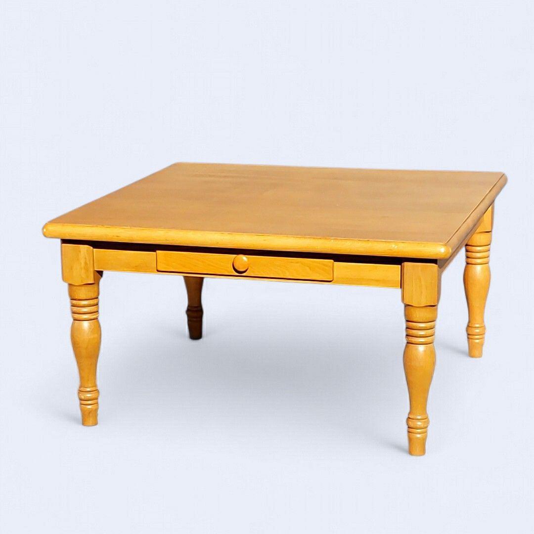 柏木工 KASHIWA C173 引出2杯 センターテーブル 無垢材