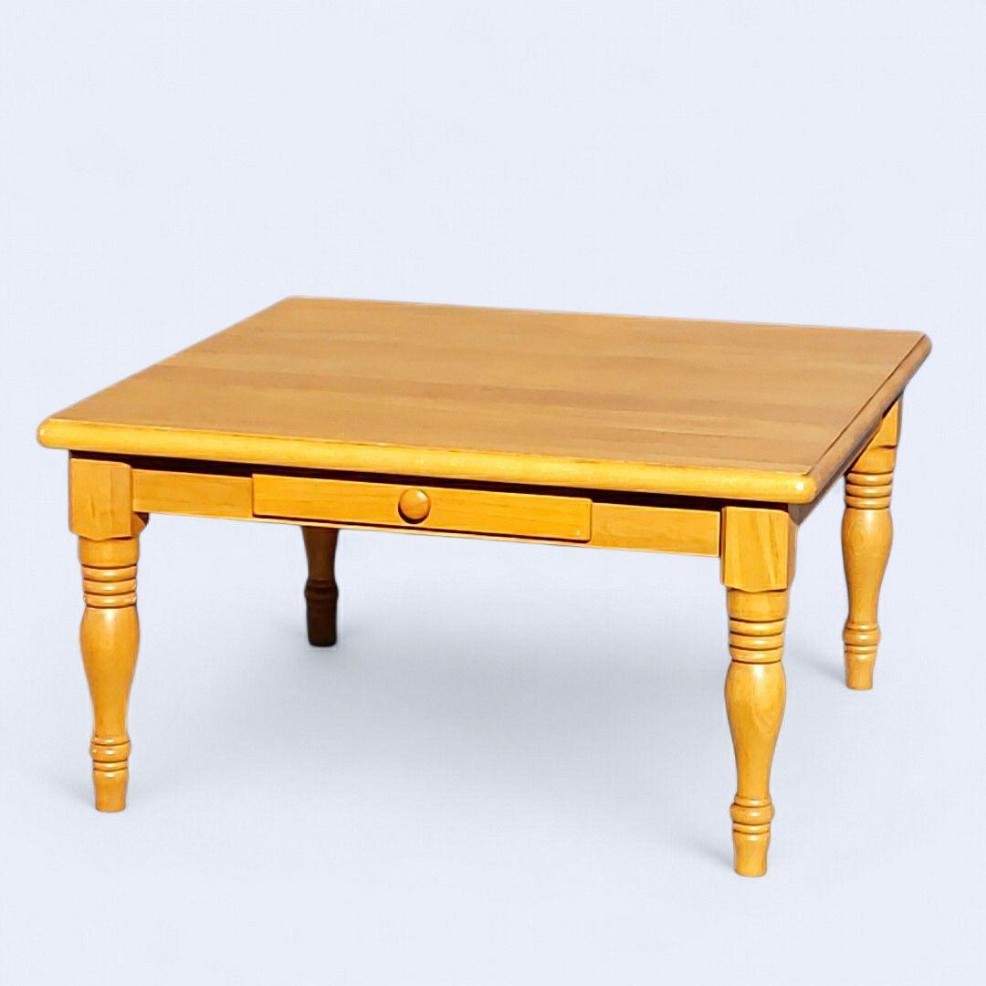 柏木工 KASHIWA C173 引出2杯 センターテーブル 無垢材