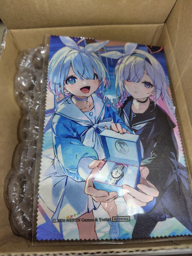 【先生退職品】ブルーアーカイブ オリジナルウォッチ アロナ＆プラナ モデル