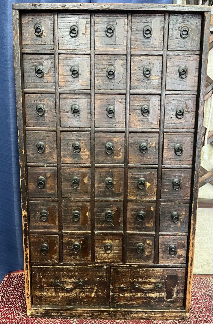 アンティーク　薬箪笥36個