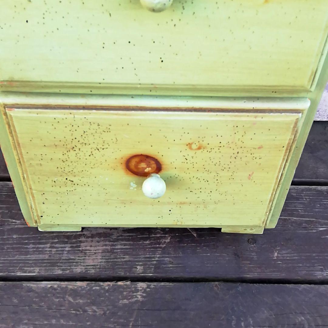 M●希少イタリア製☞Demain☜ヴィンテージ　4段　ミニ　チェスト