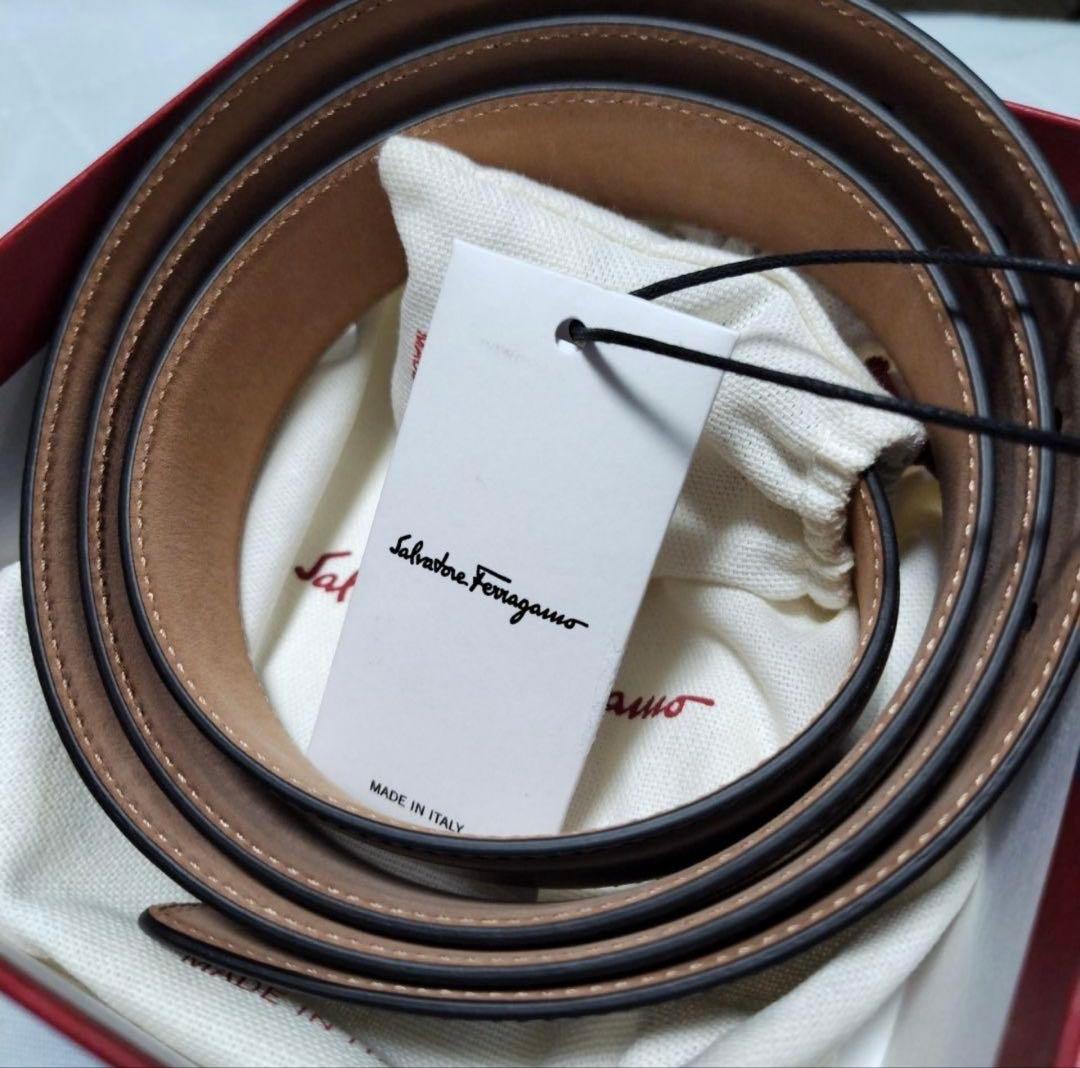 フェラガモ　メンズ　革ベルト　黒　Salvatore Ferragamo