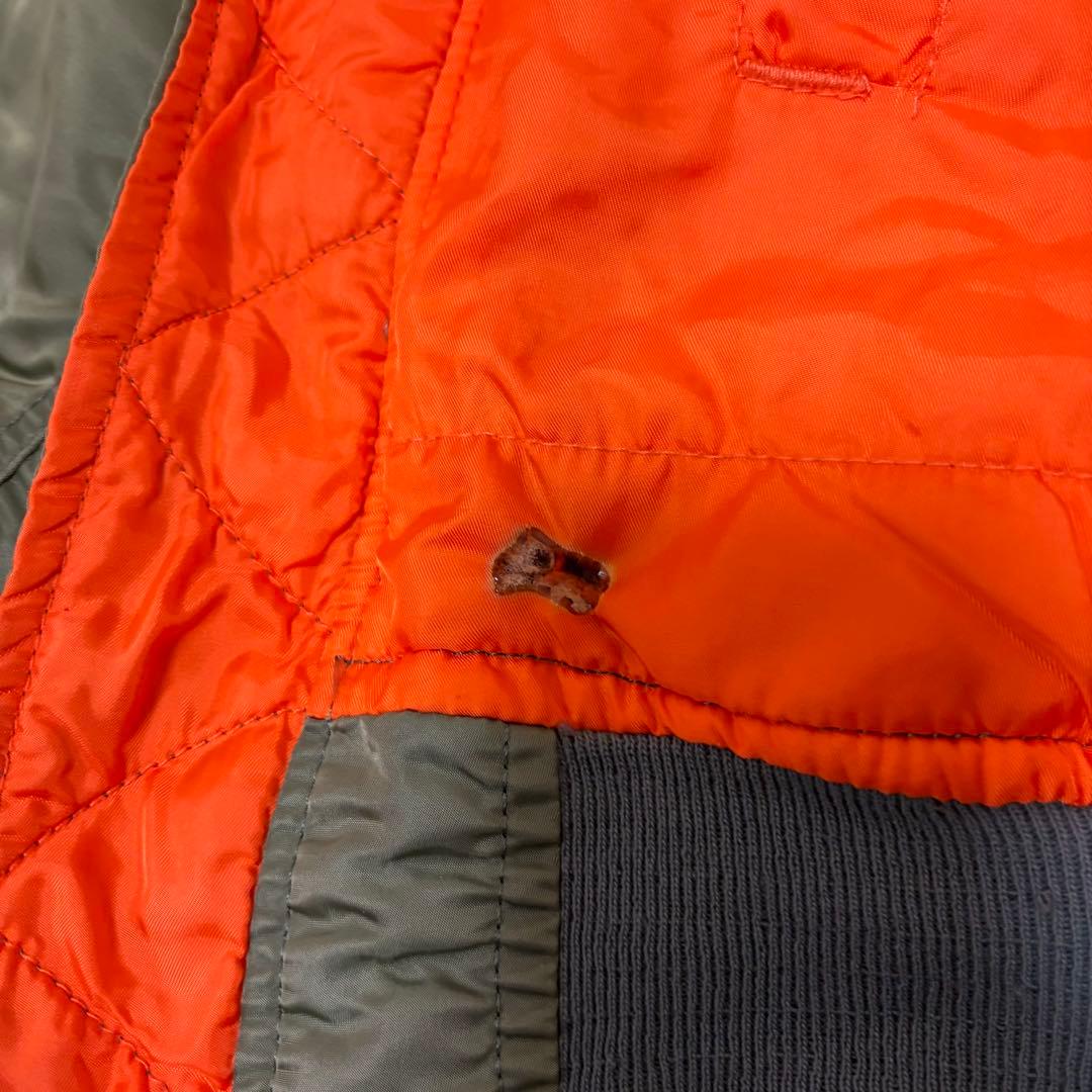 【90’s アメリカ製】ALPHA INDUSTRIES MA-1 L