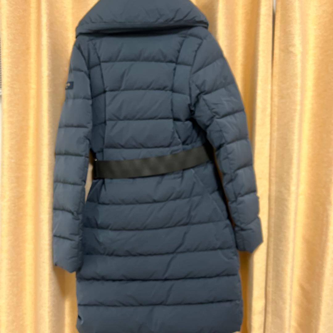 TATRAS ネイビー ダウンコート ベルト付き