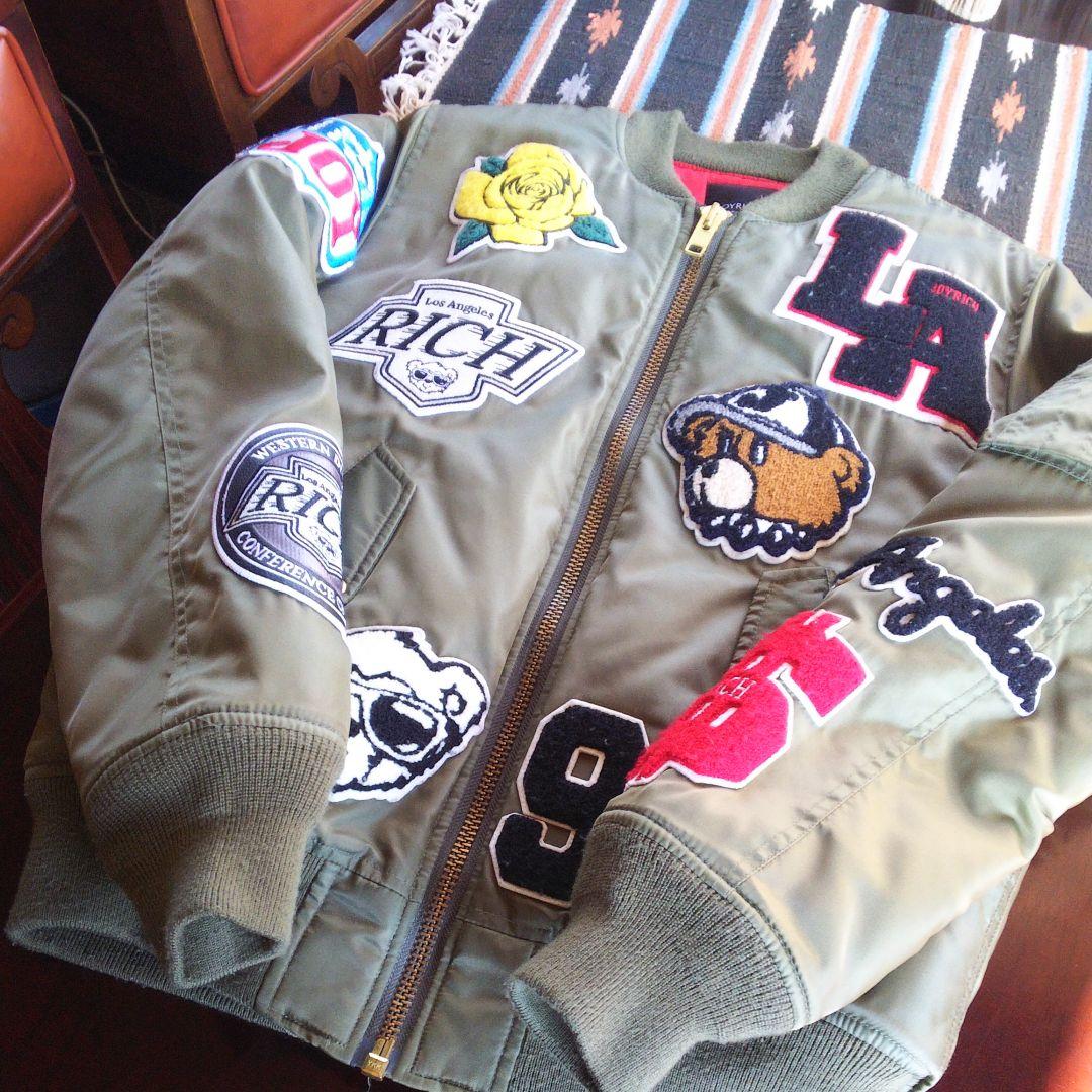 taito.1012、難あり◇ジョイリッチ MA-1ジャケット ◇Mカーキ