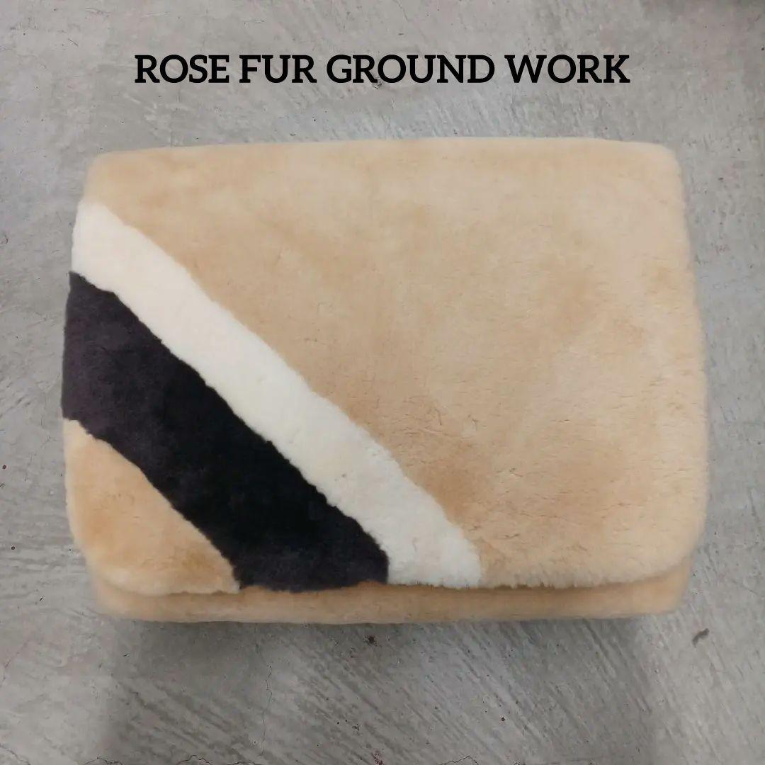 ROSE FUR GROUND WORK 羊毛 ムートンシーツ
