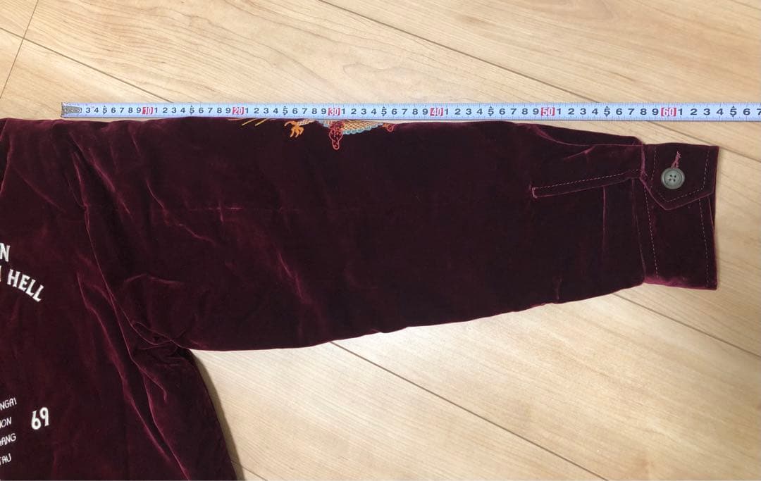 リュウ　美品！HOUSTON 別珍ベトナムジャケット／スーベニアジャケット