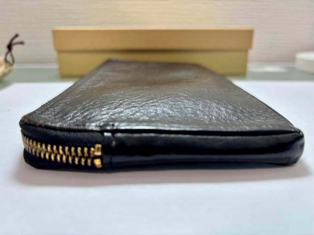 【GANZO】 ガンゾ ミネルバナチュラル　ファスナー長財布