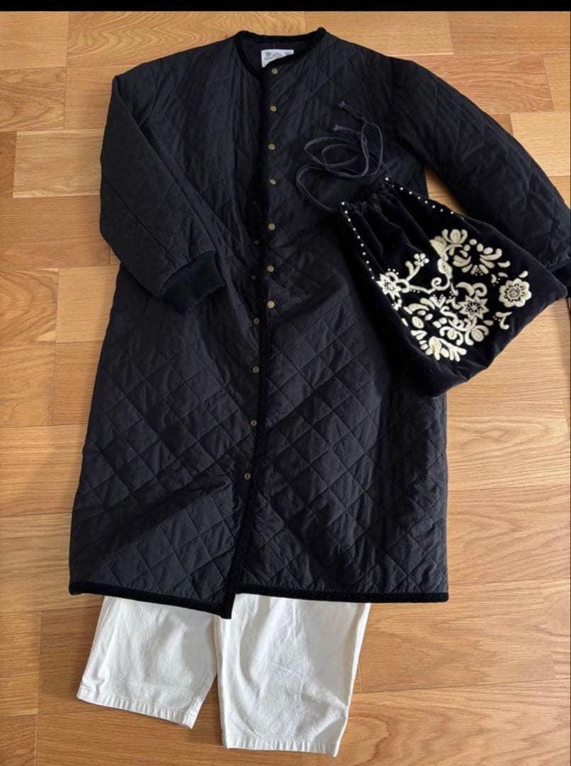 オールドマンズテーラーR&D.m.co_ キルティングロングコート