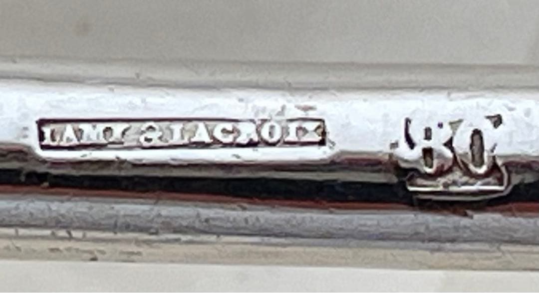 フランスアンティーク レア シルバースプーン2本セット