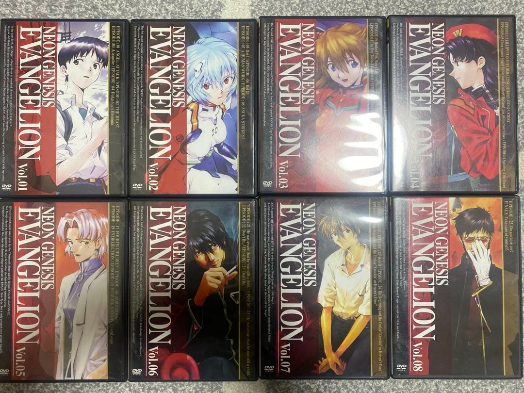 美品【12枚】エヴァンゲリオン DVD テレビ版 劇場版