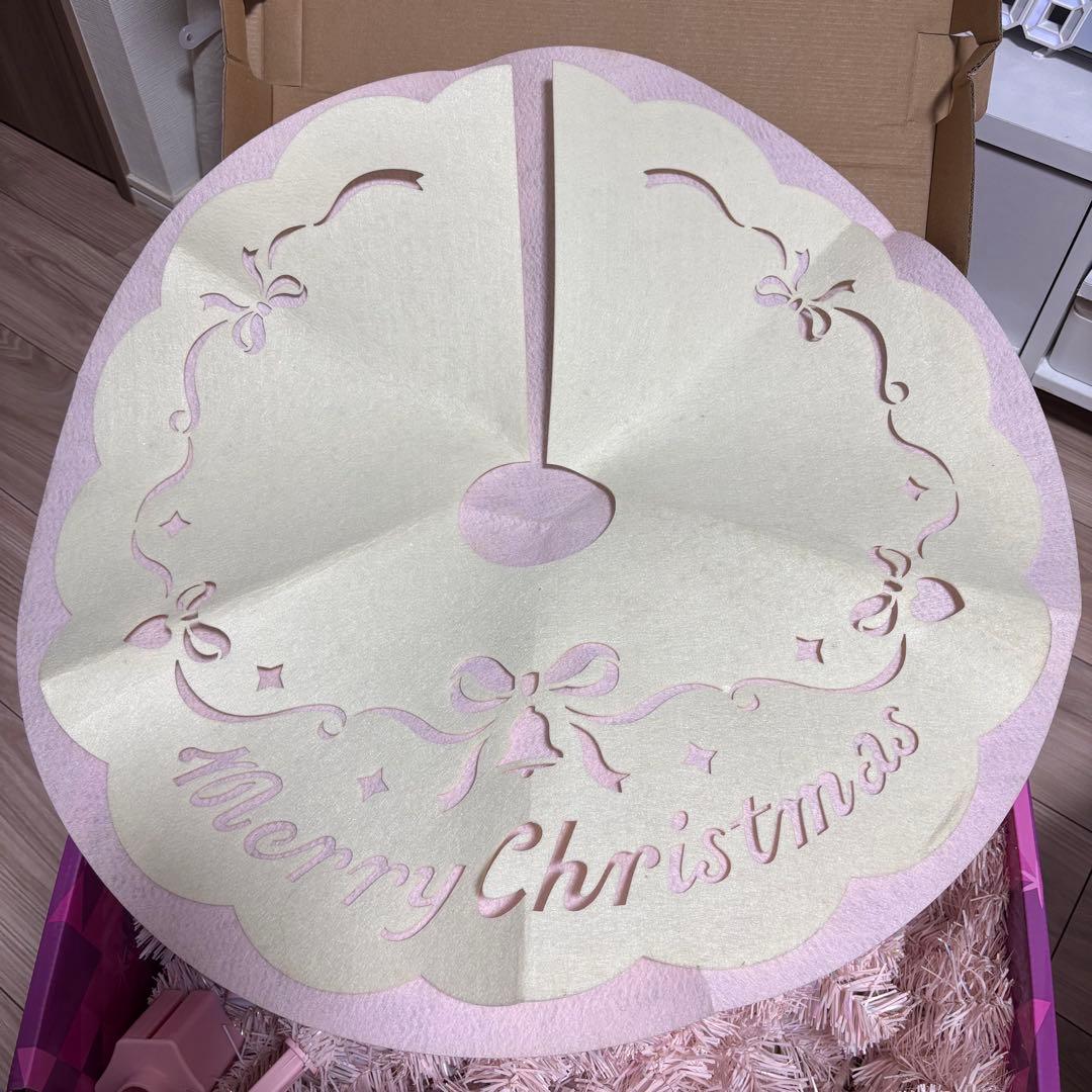 (廃盤品)Francfranc 150cmクリスマスツリー ピンク 完全品