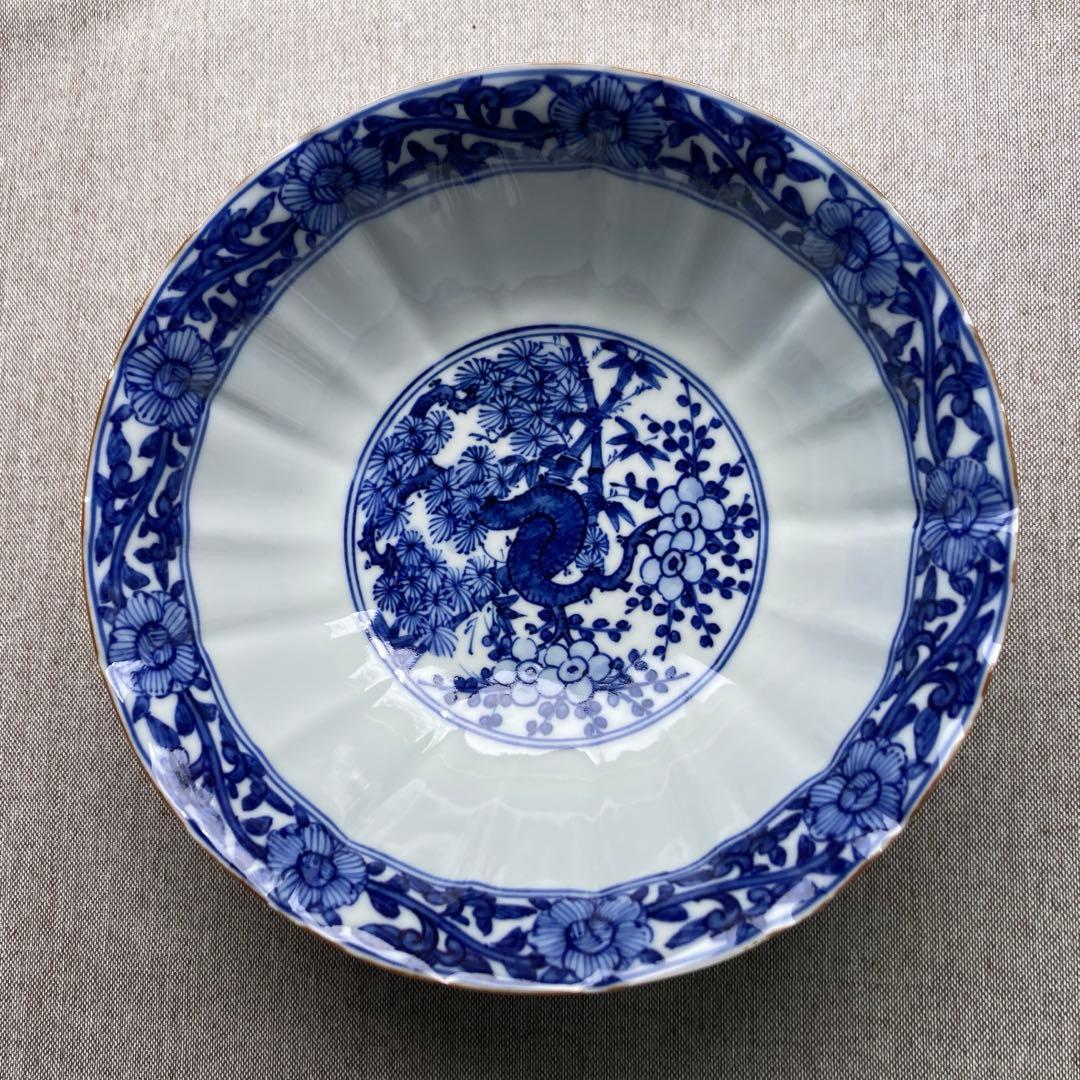 清水焼　京焼　高野昭阿弥　中鉢　鉢　菓子鉢　7寸鉢