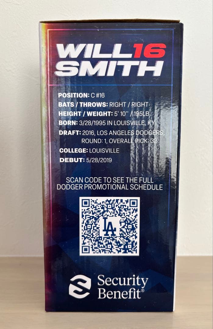 ロサンゼルス・ドジャース　ウィル・スミス ボブルヘッド フィギュア