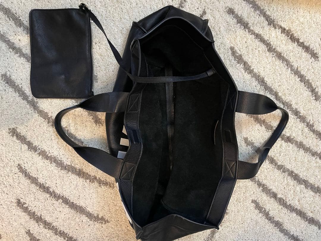 DSQUARED2 ブラックレザー トートバッグ